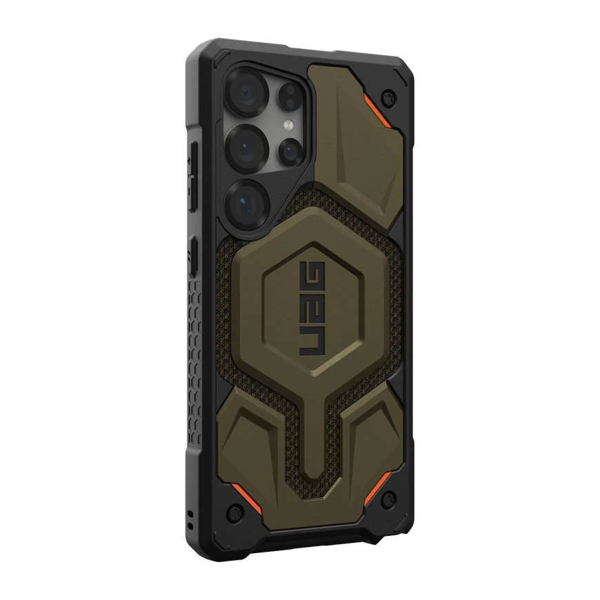 Защитный композитный чехол с поддержкой MagSafe UAG Monarch Pro Kevlar для Samsung Galaxy S25 Ultra - фото 12